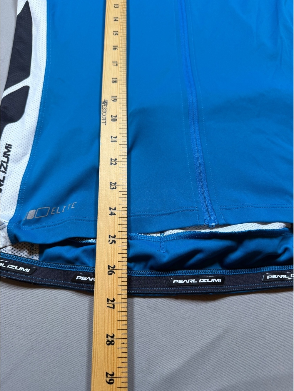 Pearl Izumi Elite blue long sleeve cycling jersey - Picture 9 of 13